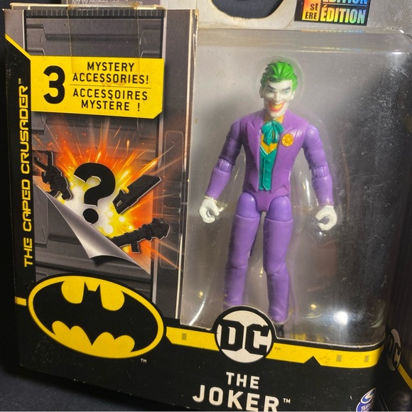 Spin Master DC Comics  4” The Caped Crusader The Jokes Figure Batman - Picture 2 of 4
